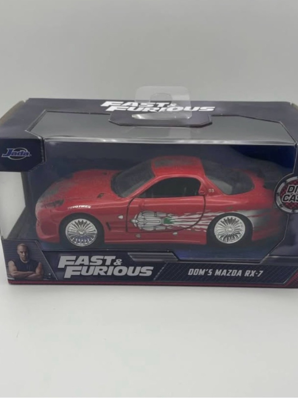 JADA TOYS FAST AND FURIOUS DOM'S MAZDA RX-7 RED 1:32